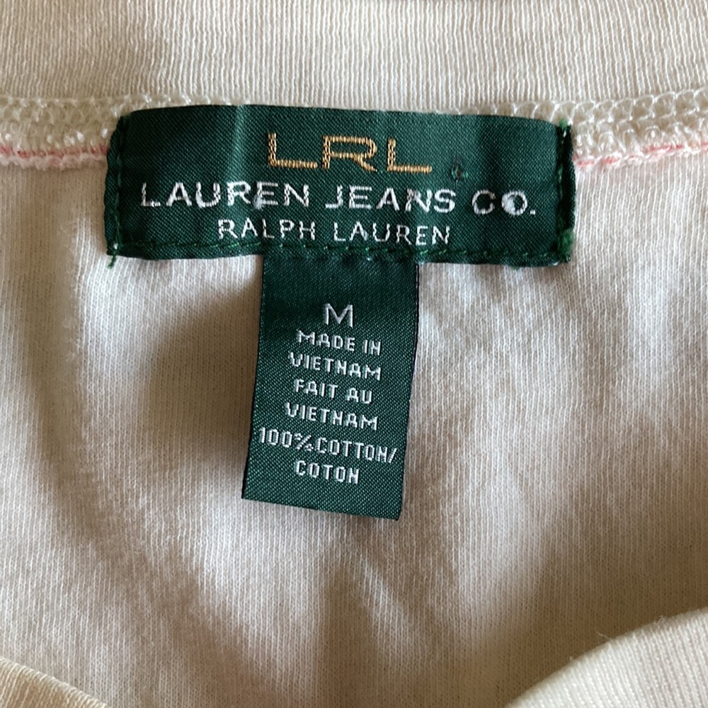LRL, Lauren Jeans Company, M, striped dress, EUC - Picture 4 of 7